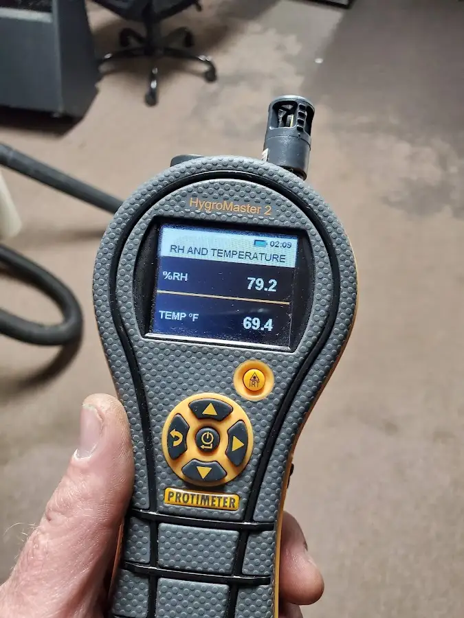 Moisture meter humidity assessment for Fire & Smoke Damage Restoration in Adrian