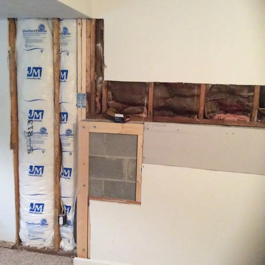 Wall insulation replacement during Contents Cleaning & Restoration in Adrian